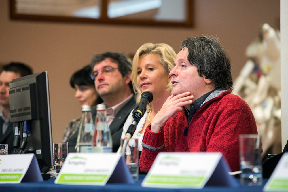 Tsch&ouml;gglberg-Team  - Conferenza stamp